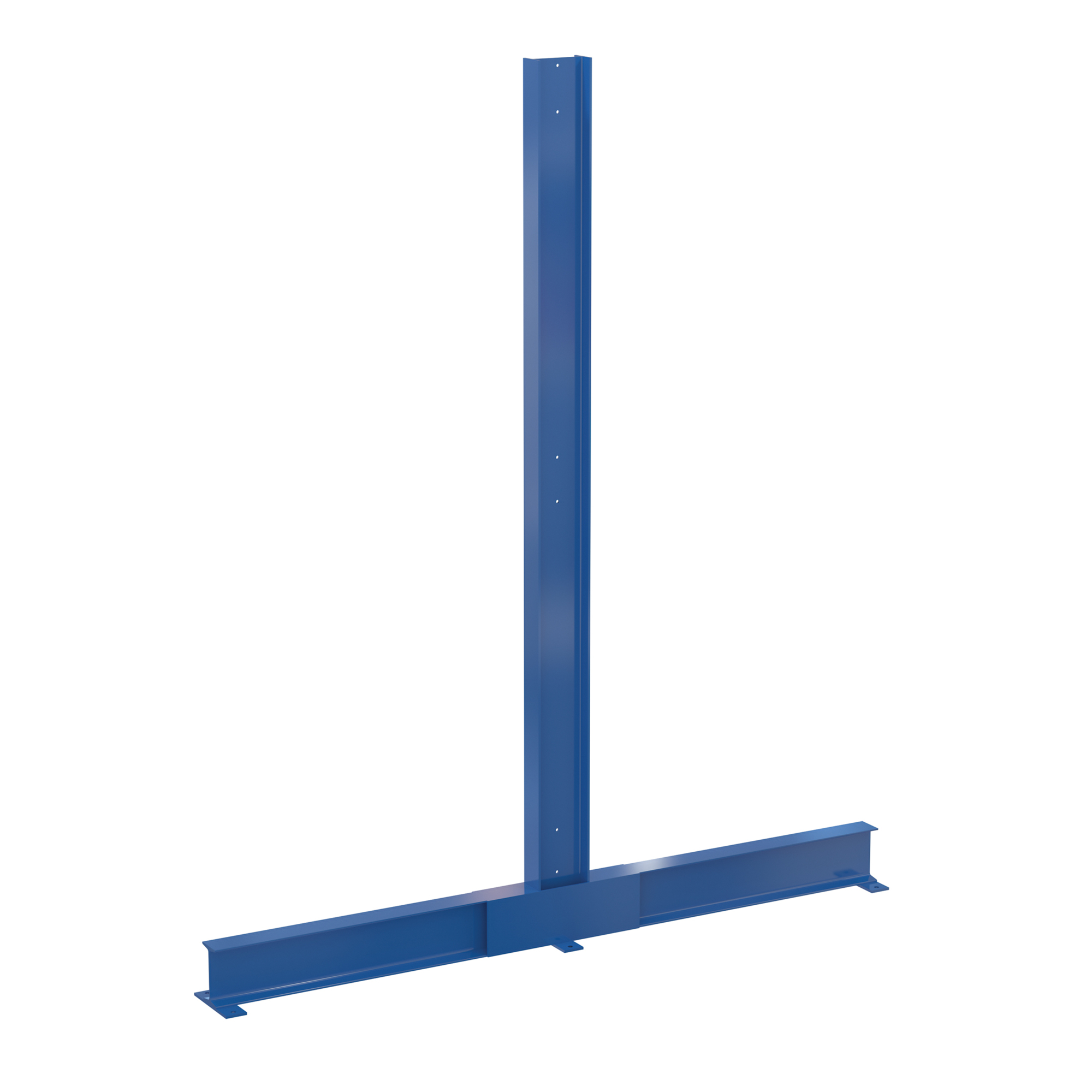 Vestil Steel Double-Sided Cantilever Upright 24 In. Usable Arms 12 Ft. High 16500 Lb. Capacity Blue